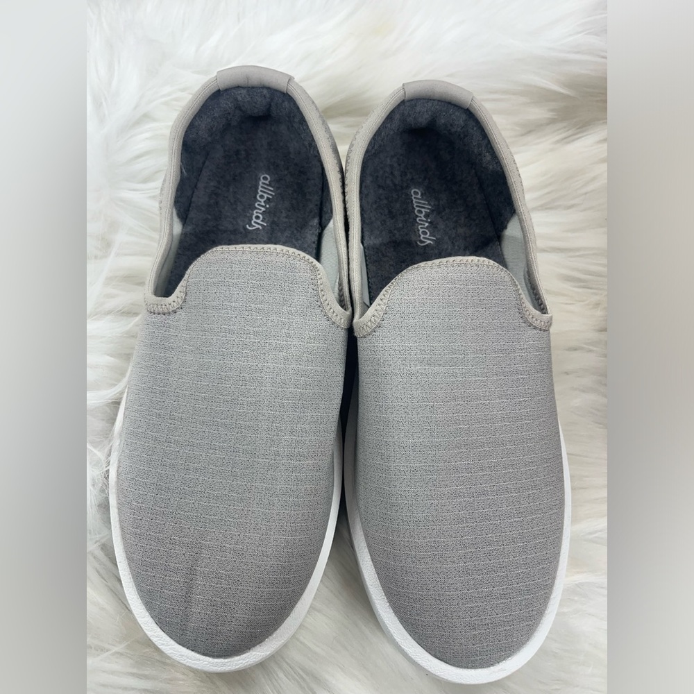NEW Allbirds Women's Wool Lounger Woven slip-on shoes in GRAY shoes - Picture 2 of 6